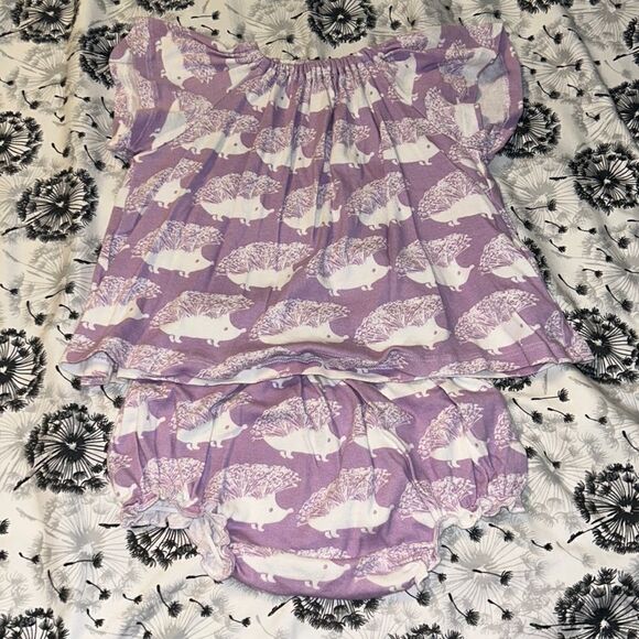6-12m milk barn hedgehog pajamas - Picture 1 of 1